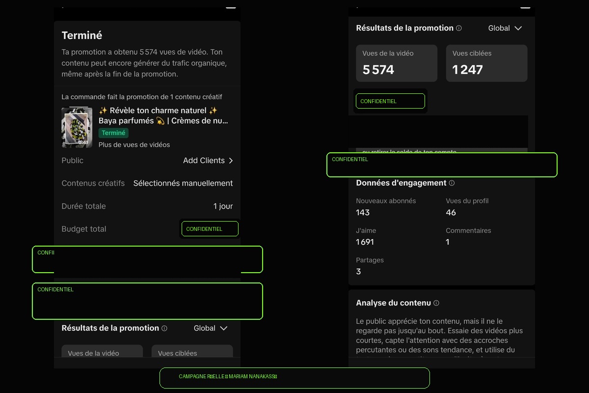 Visuel décoratif : onde lumineuse verte sur fond noir